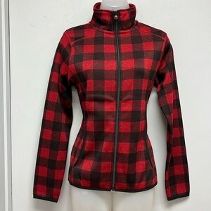 Eddie Bauer Women’s Buffalo Plaid Full Zip Jacket Size Small